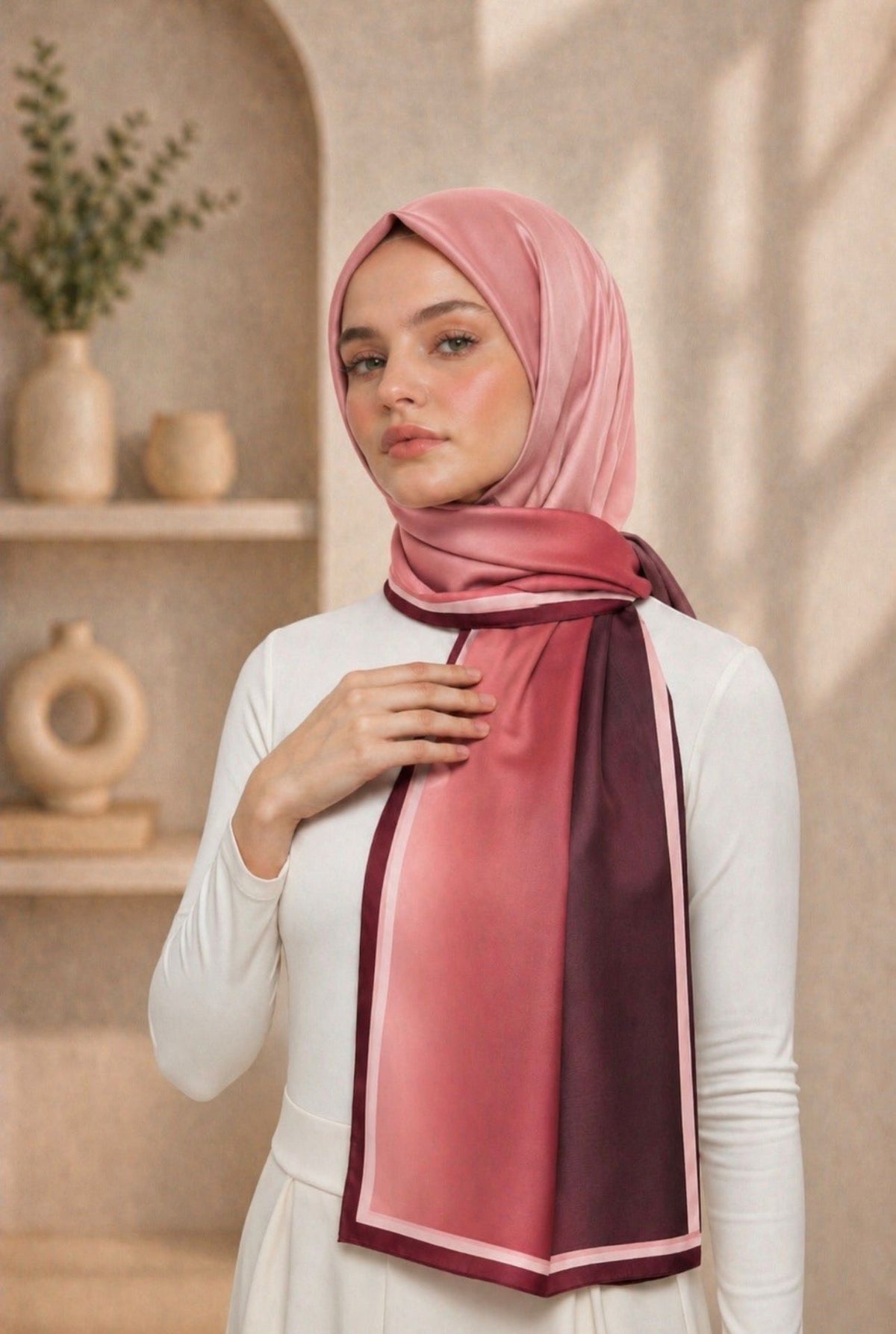 Riva Pamuklu Soft Şal Degrade 02