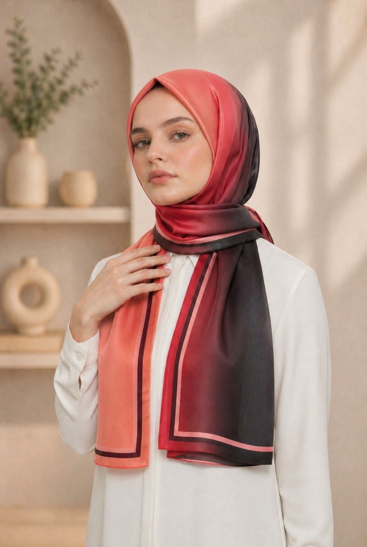 Riva Pamuklu Soft Şal Degrade 03