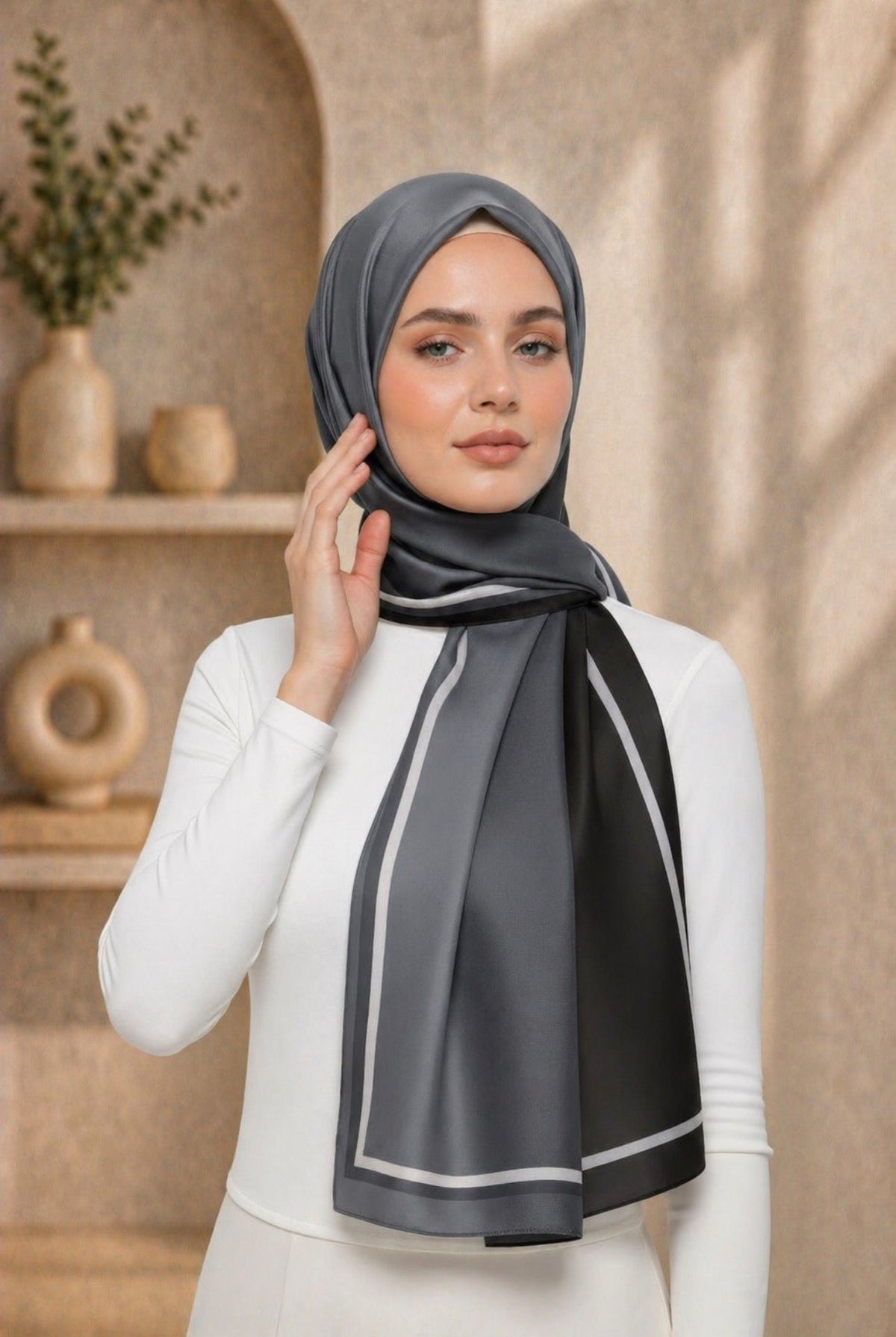 Riva Pamuklu Soft Şal Degrade 08