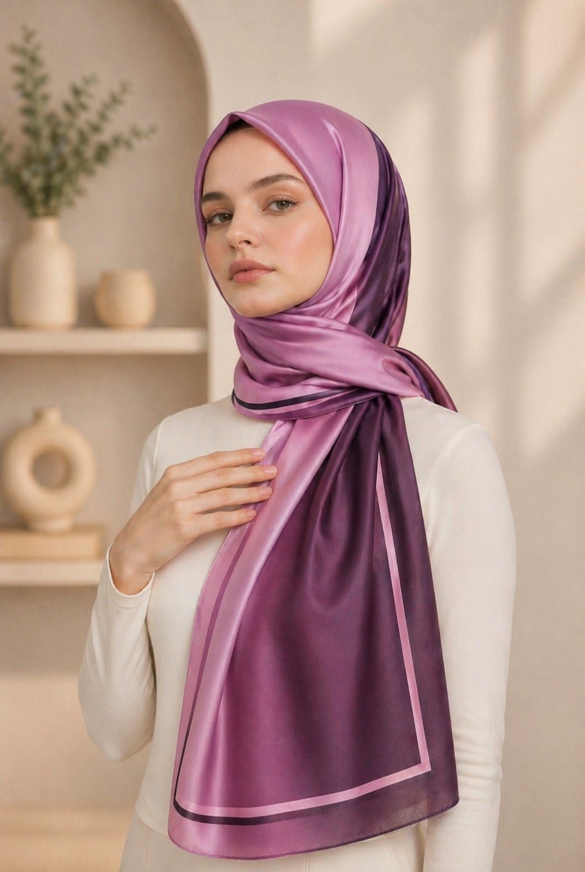 Riva Pamuklu Soft Şal Degrade 04
