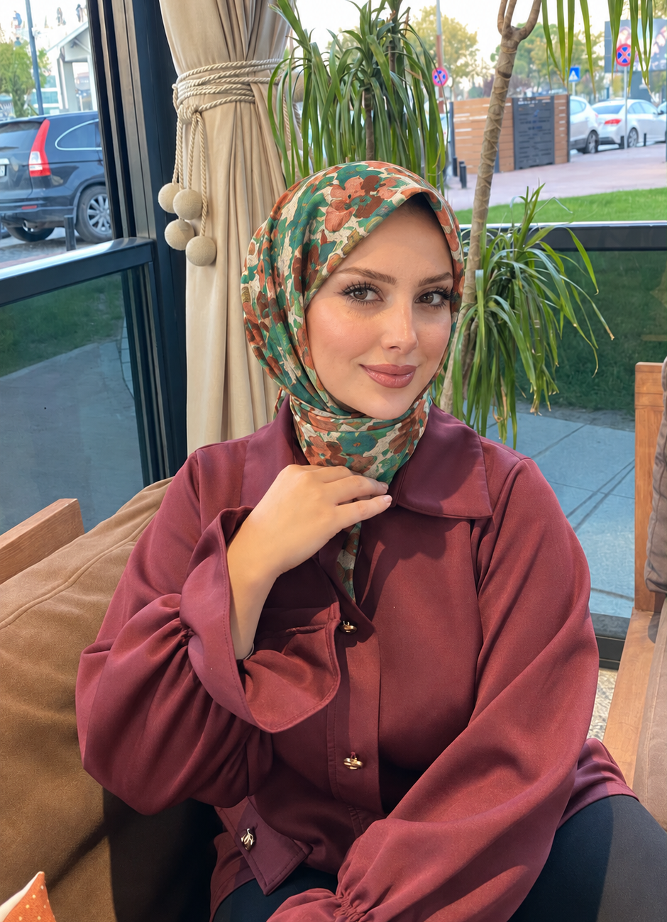 Riva Pamuk Eşarp Clear 10