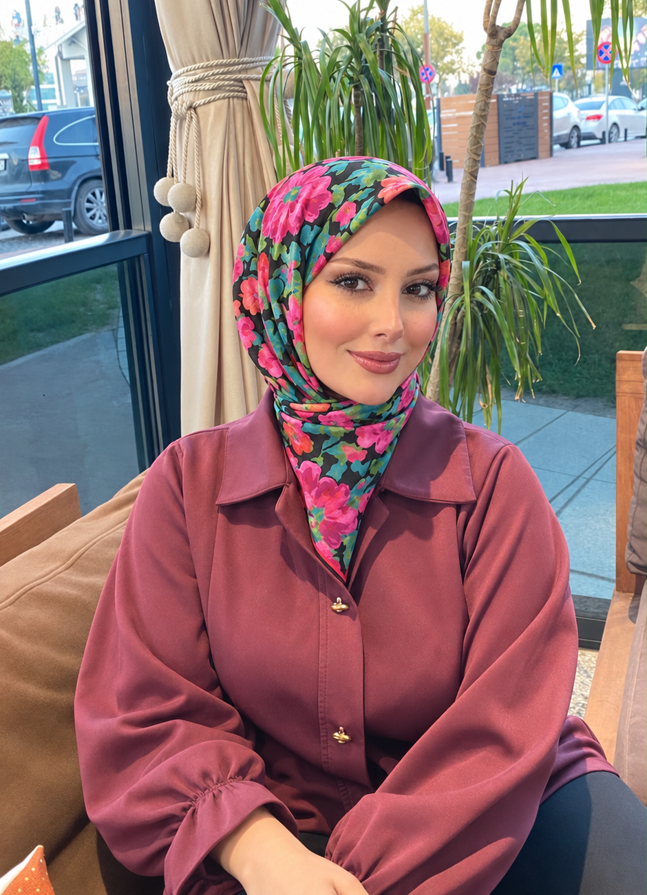 Riva Pamuk Eşarp Clear 12