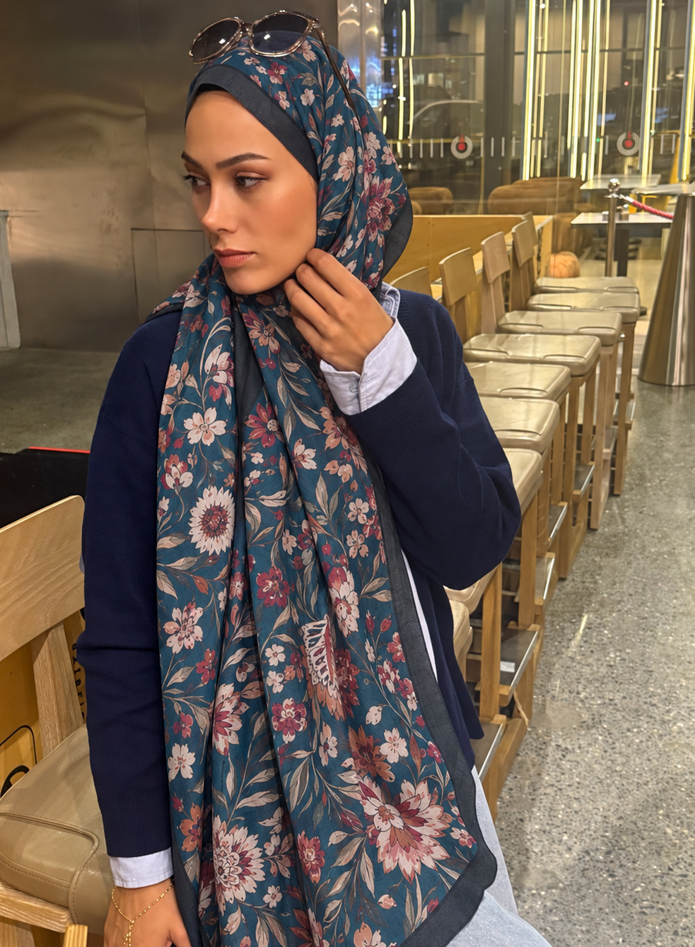 Bamboo Crush Shawl – Siena 03