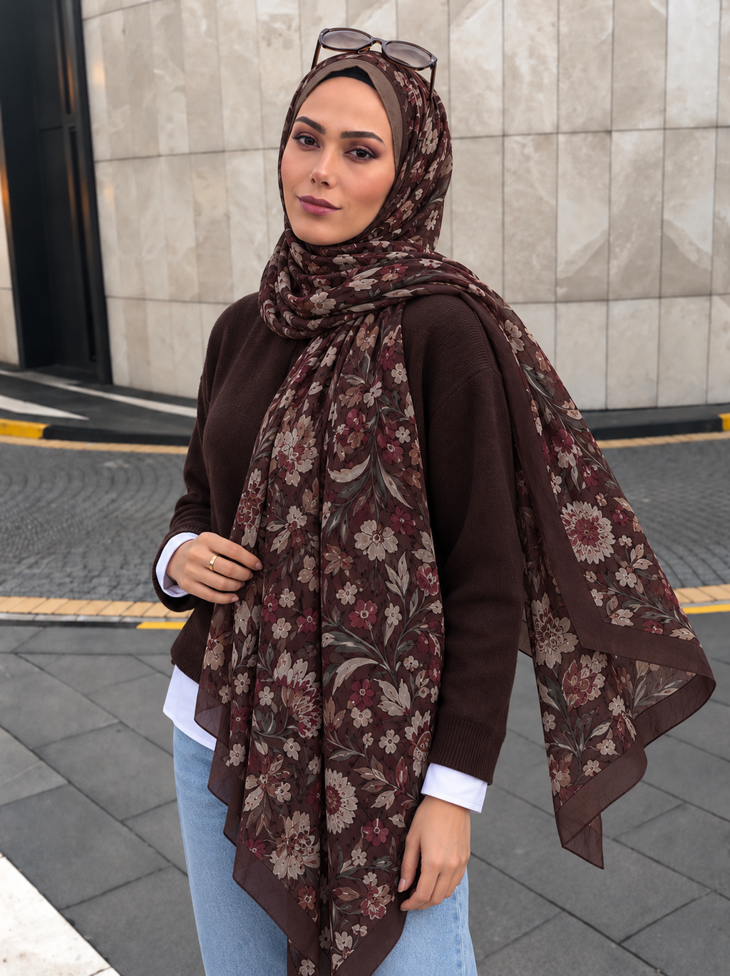 Bamboo Crush Shawl – Siena 15