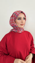 Riva Pamuk Eşarp Ekose 04