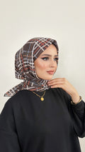 Riva Pamuk Eşarp Ekose 001