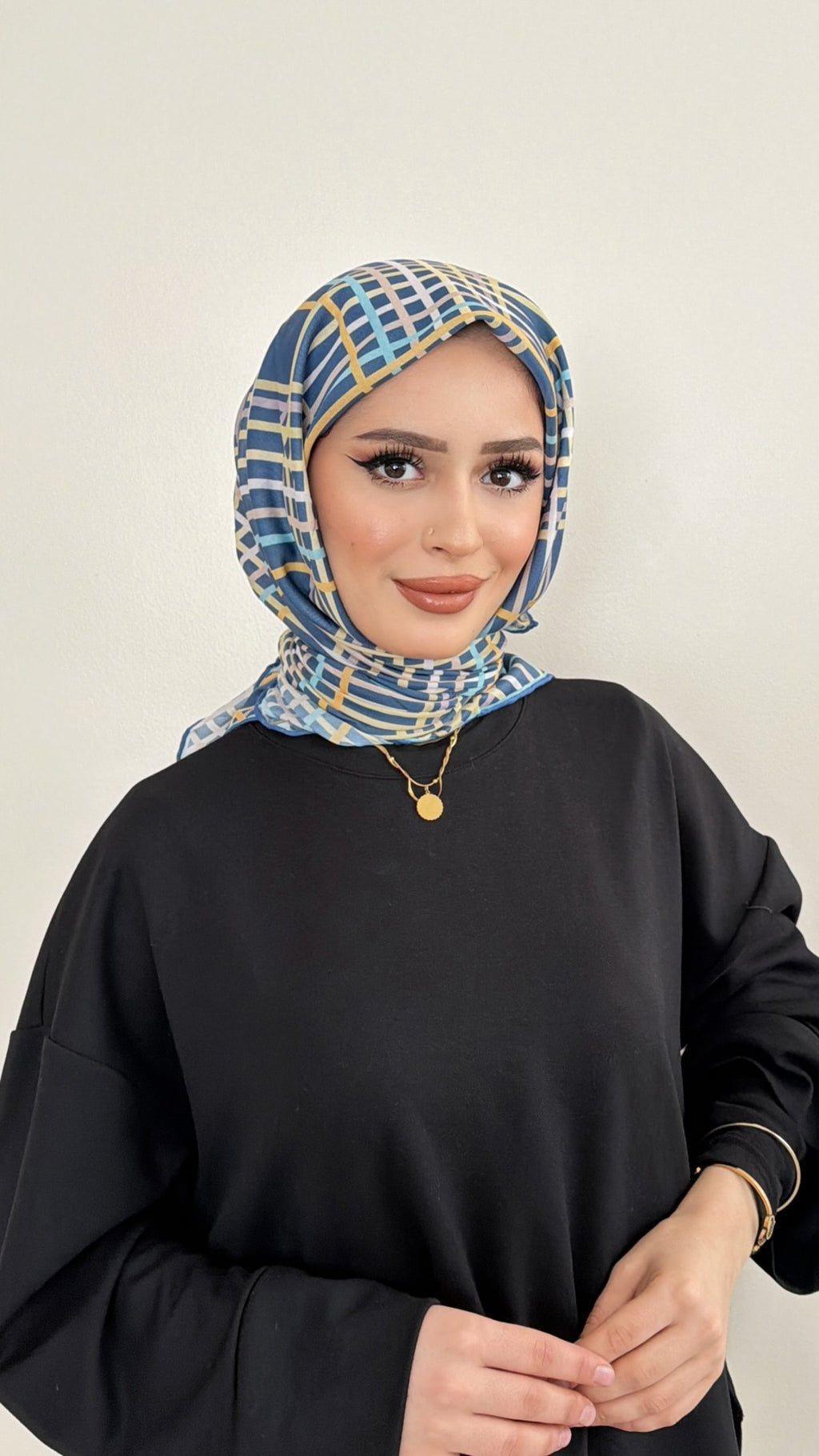 Riva Cotton Scarf Plaid 10