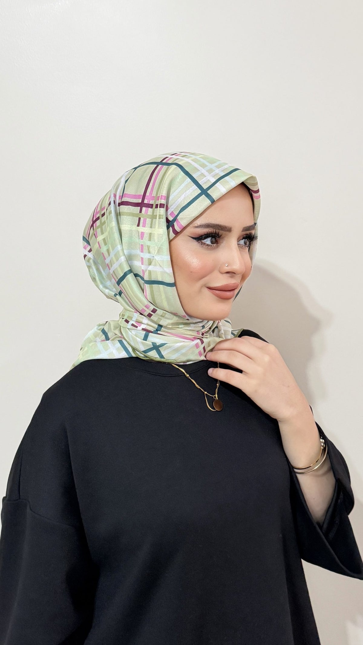 Riva Cotton Scarf Plaid 11