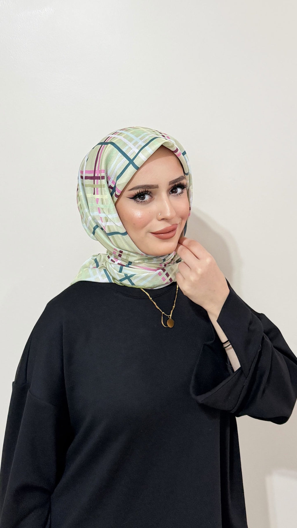Riva Pamuk Eşarp Ekose 11