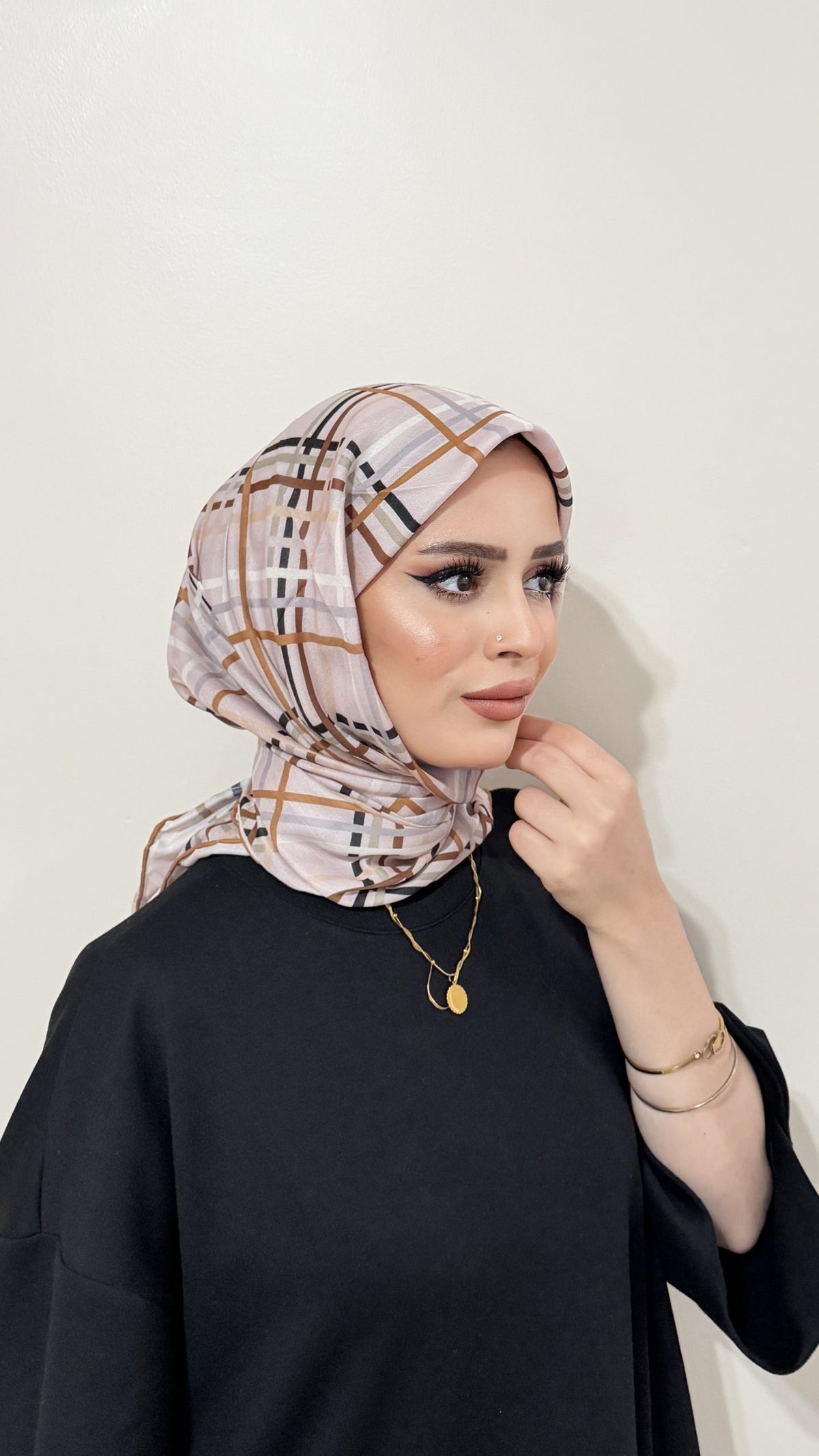 Riva Cotton Scarf Plaid 12