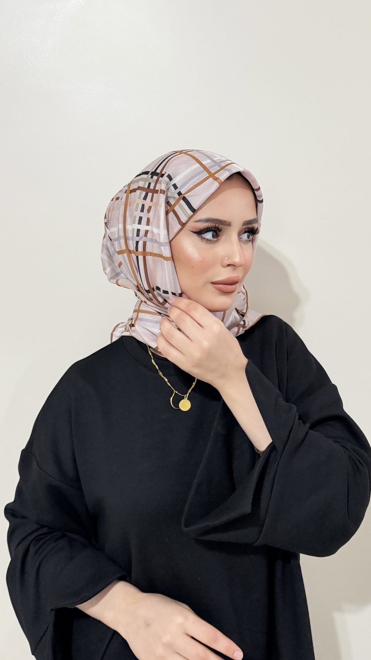 Riva Cotton Scarf Plaid 12