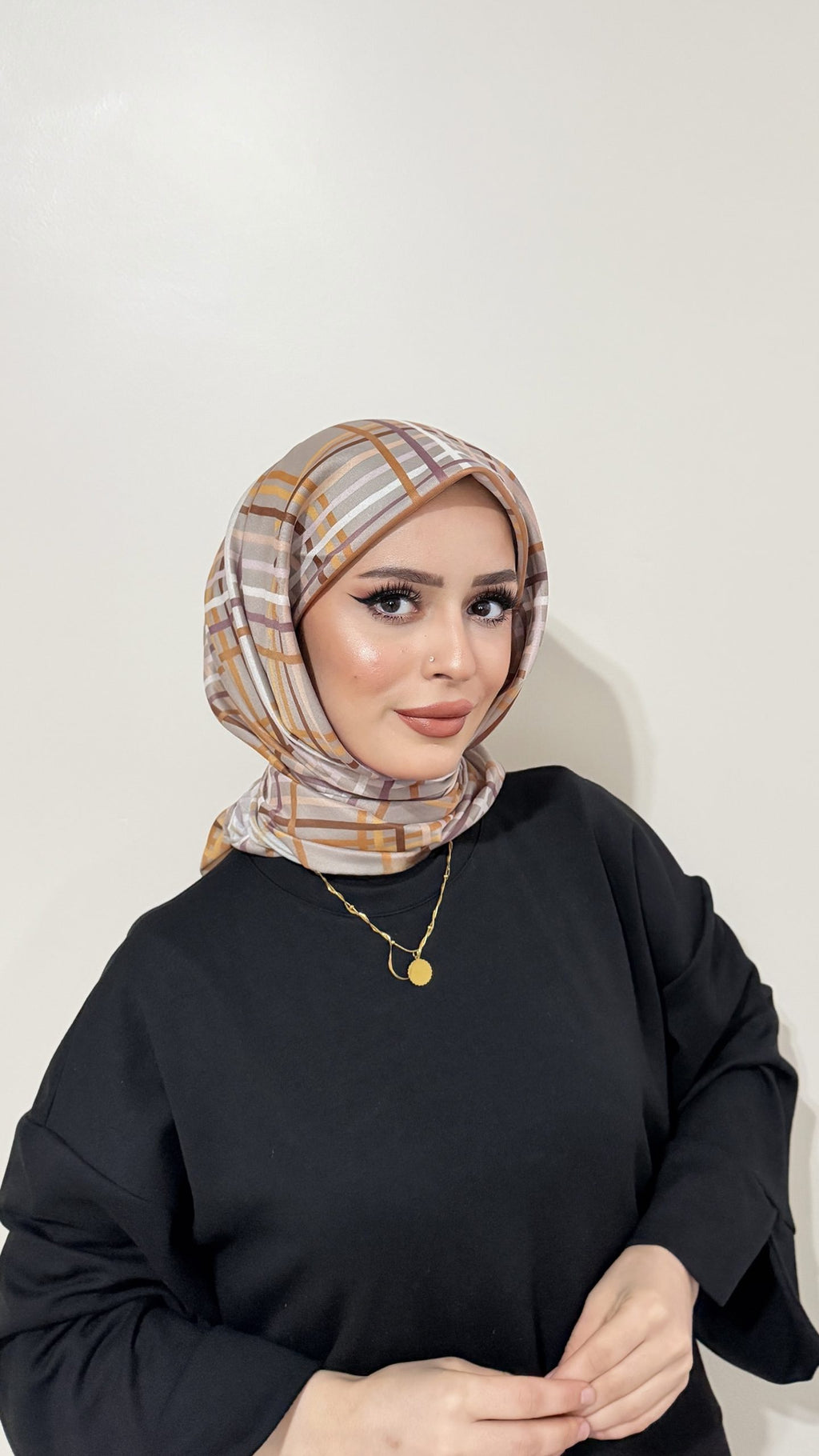 Riva Pamuk Eşarp Ekose 13