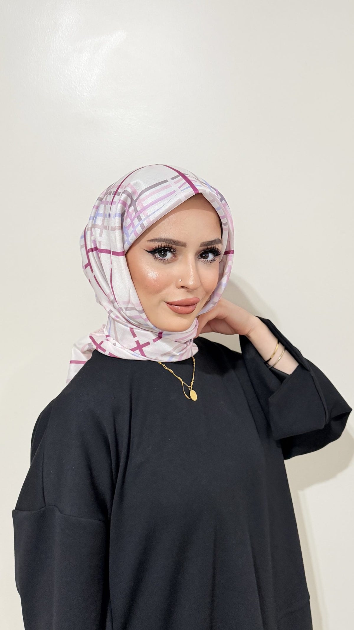 Riva Pamuk Eşarp Ekose 14