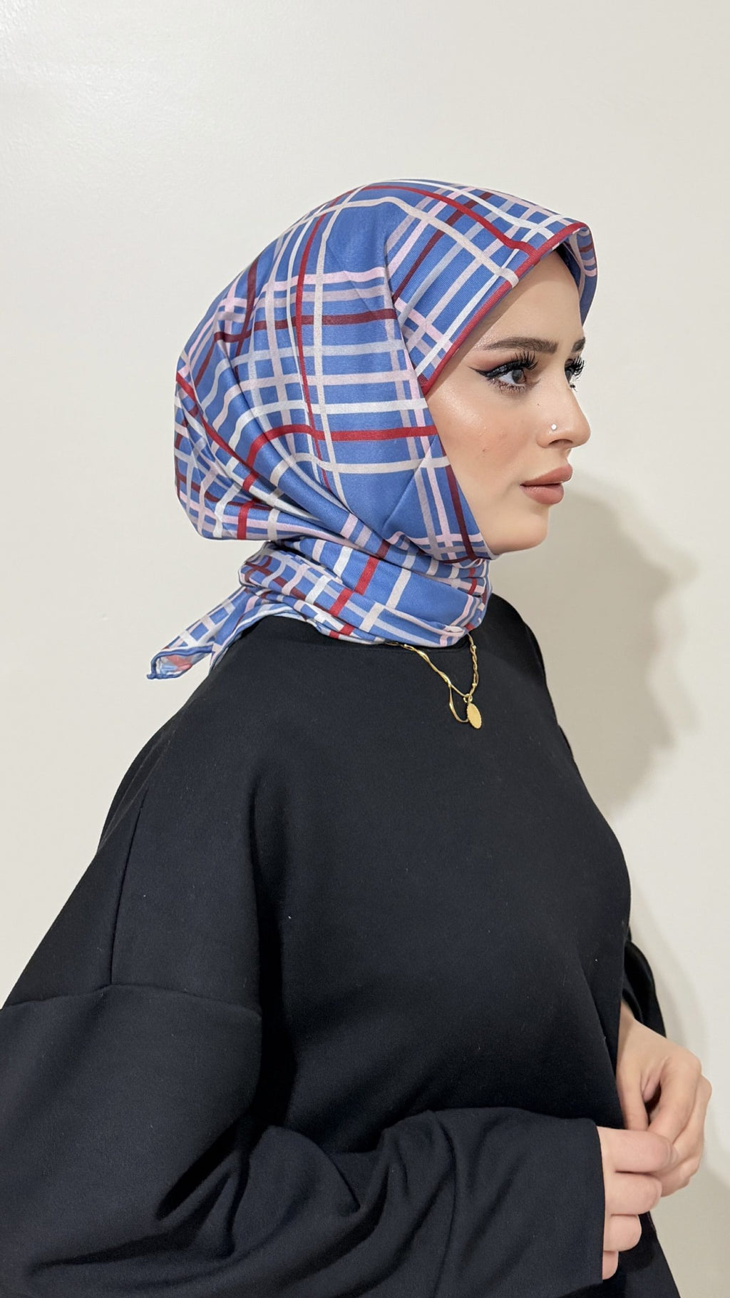 Riva Pamuk Eşarp Ekose 15