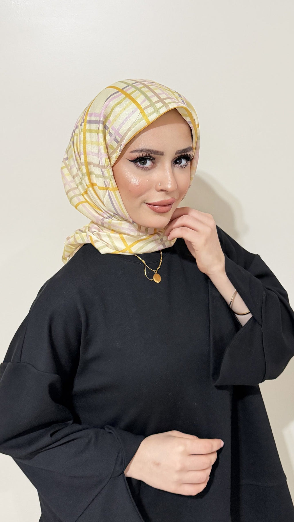 Riva Pamuk Eşarp Ekose 16