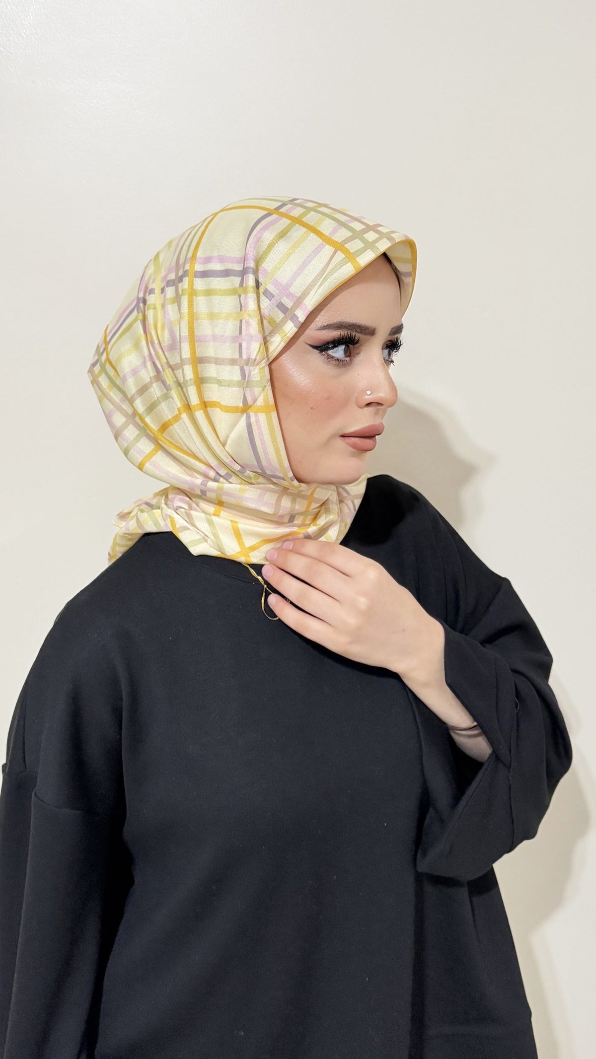 Riva Pamuk Eşarp Ekose 16