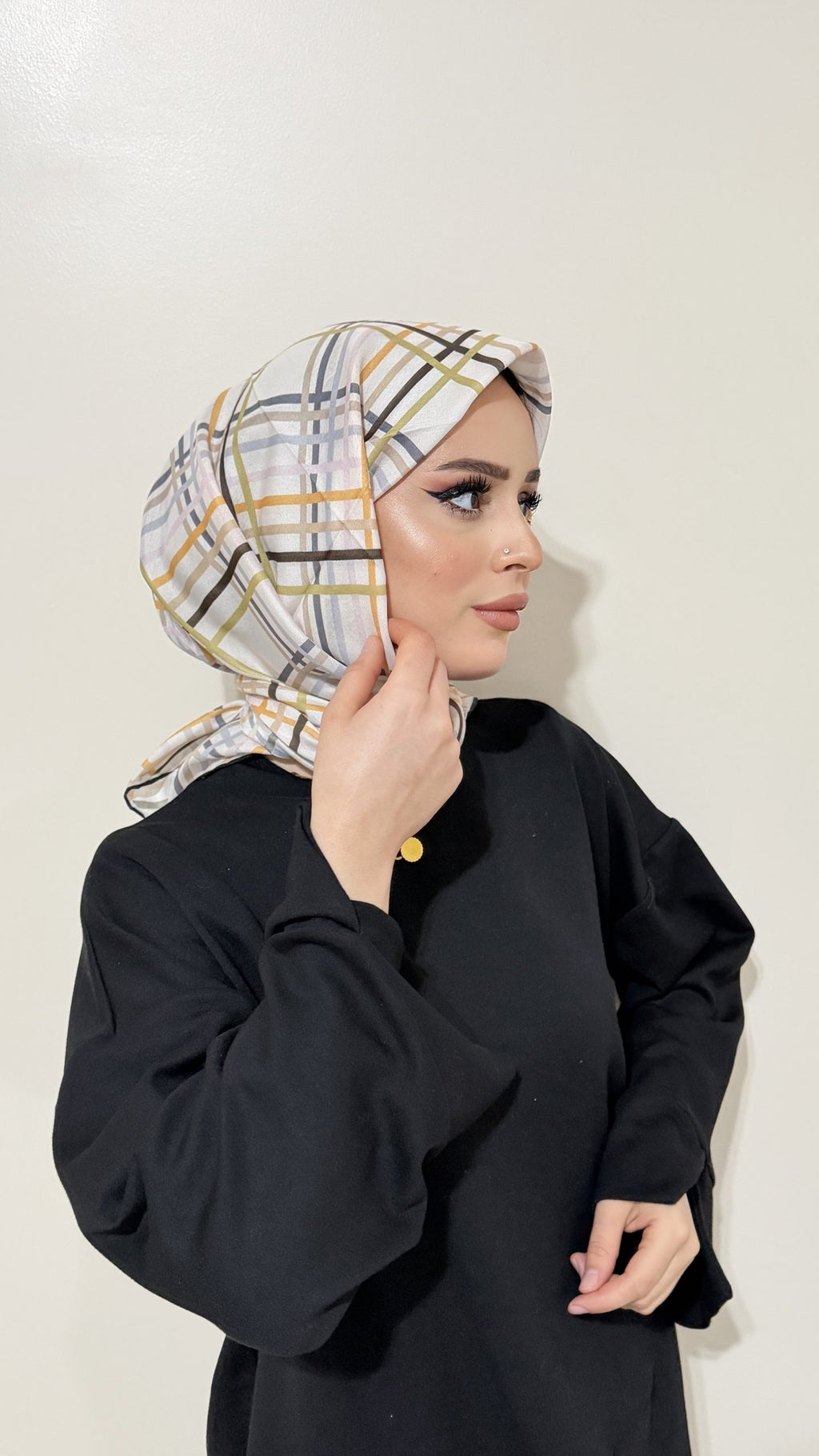 Riva Pamuk Eşarp Ekose 17