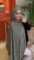 Organic Shawl – Almond Green