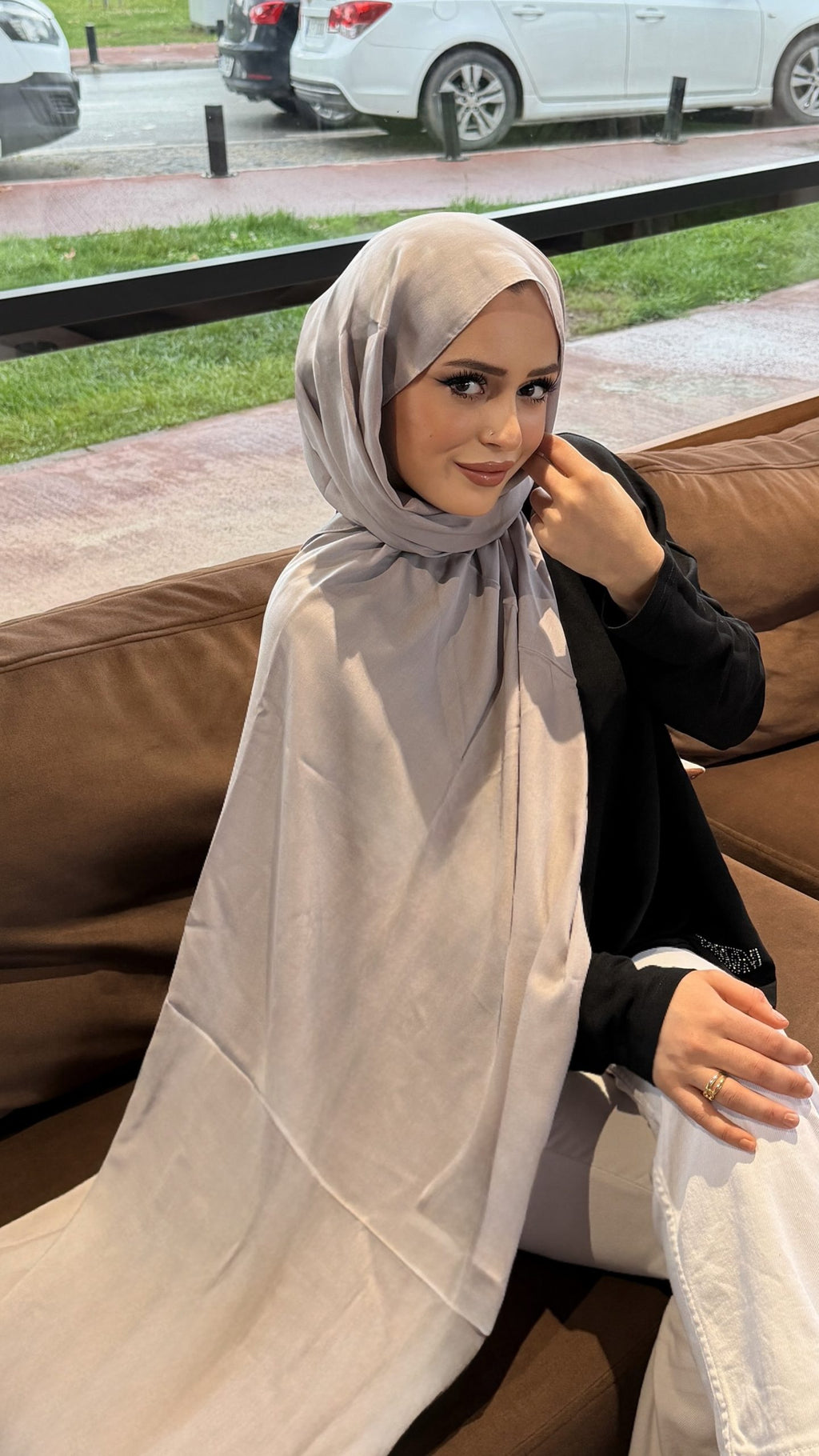 Organic Shawl – Grey