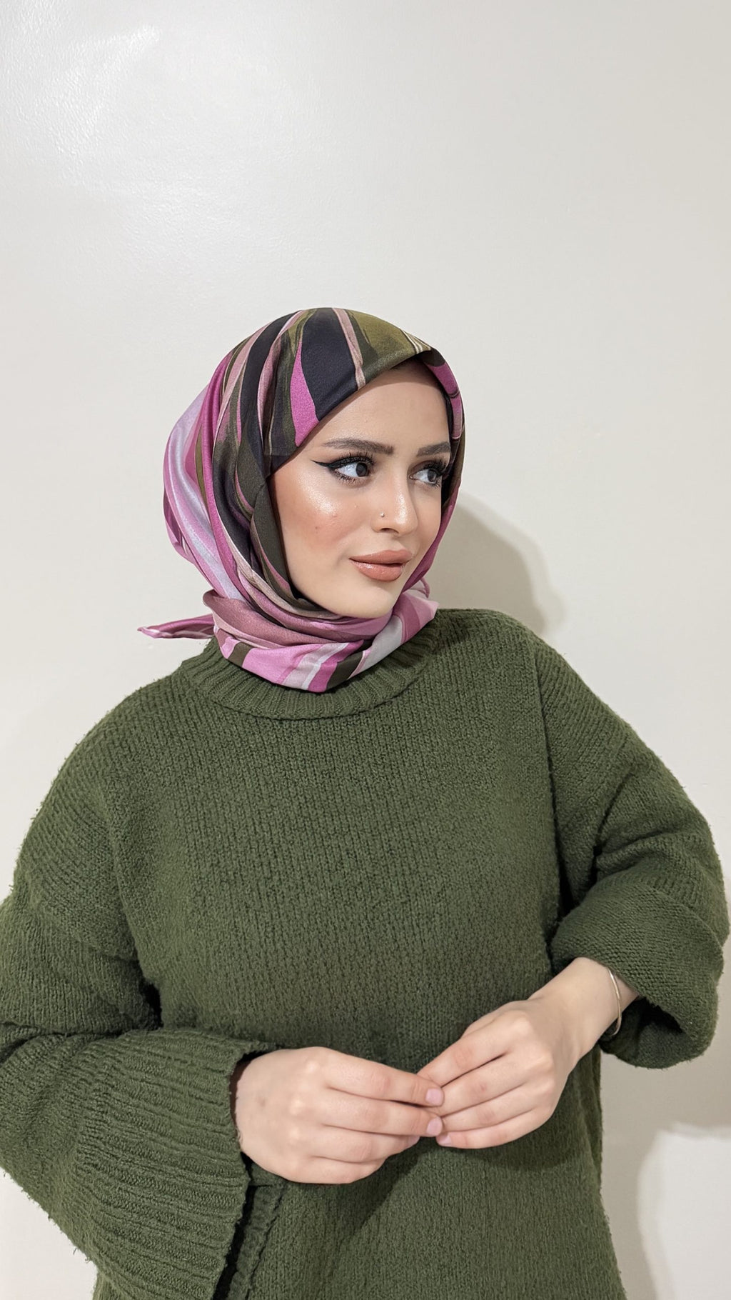 Riva Pamuk Eşarp Rainbow 05