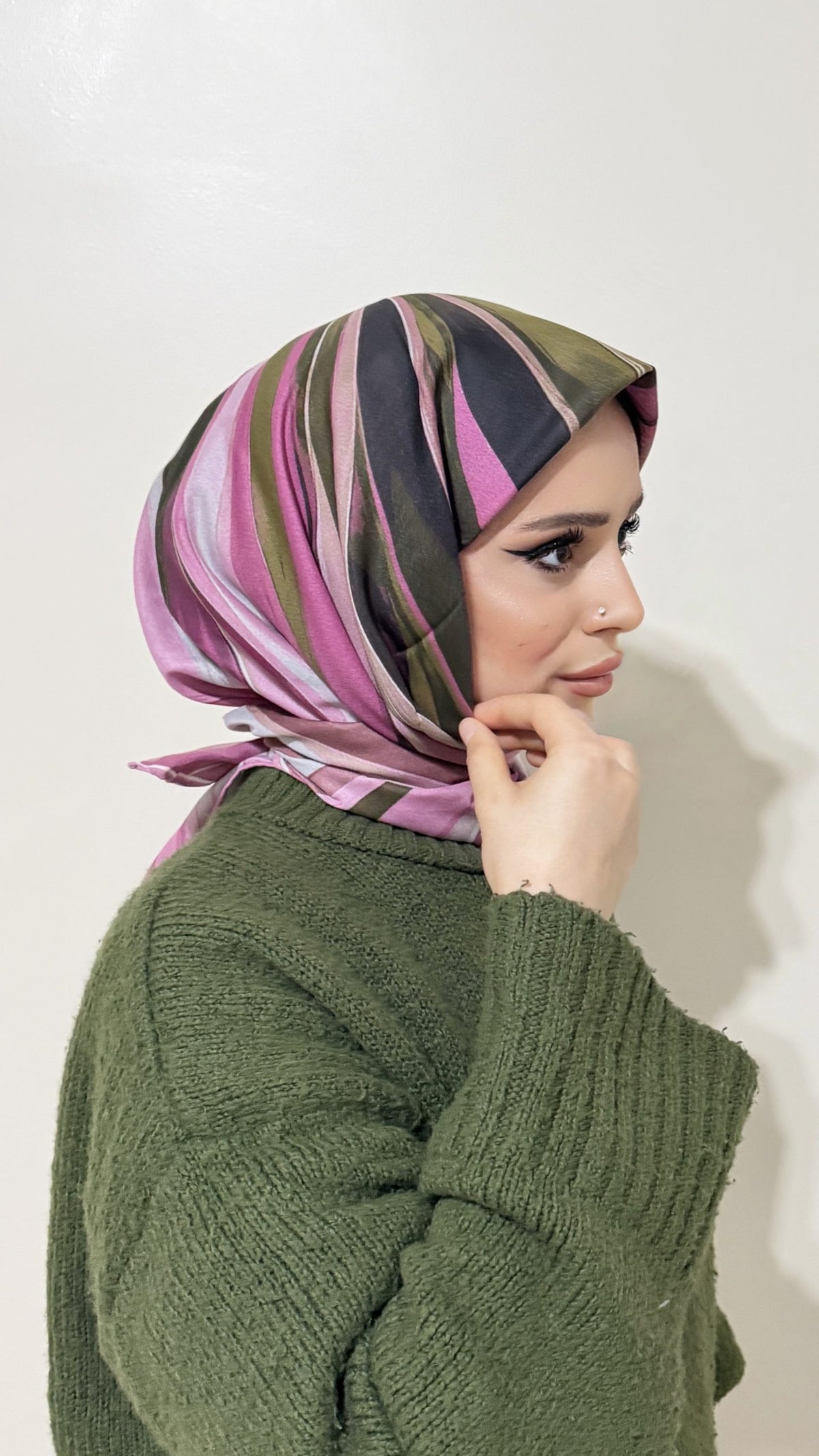 Riva Cotton Scarf Rainbow 05