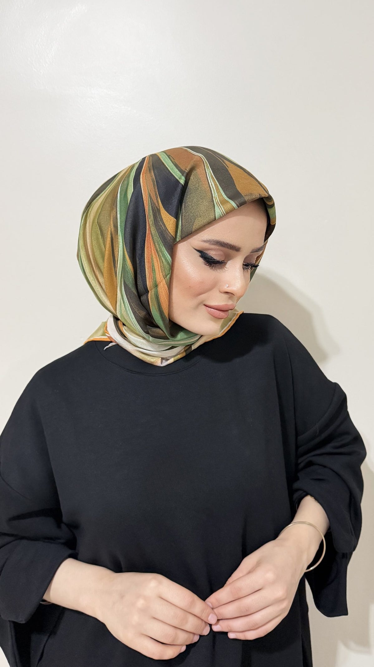 Riva Cotton Scarf Rainbow 08