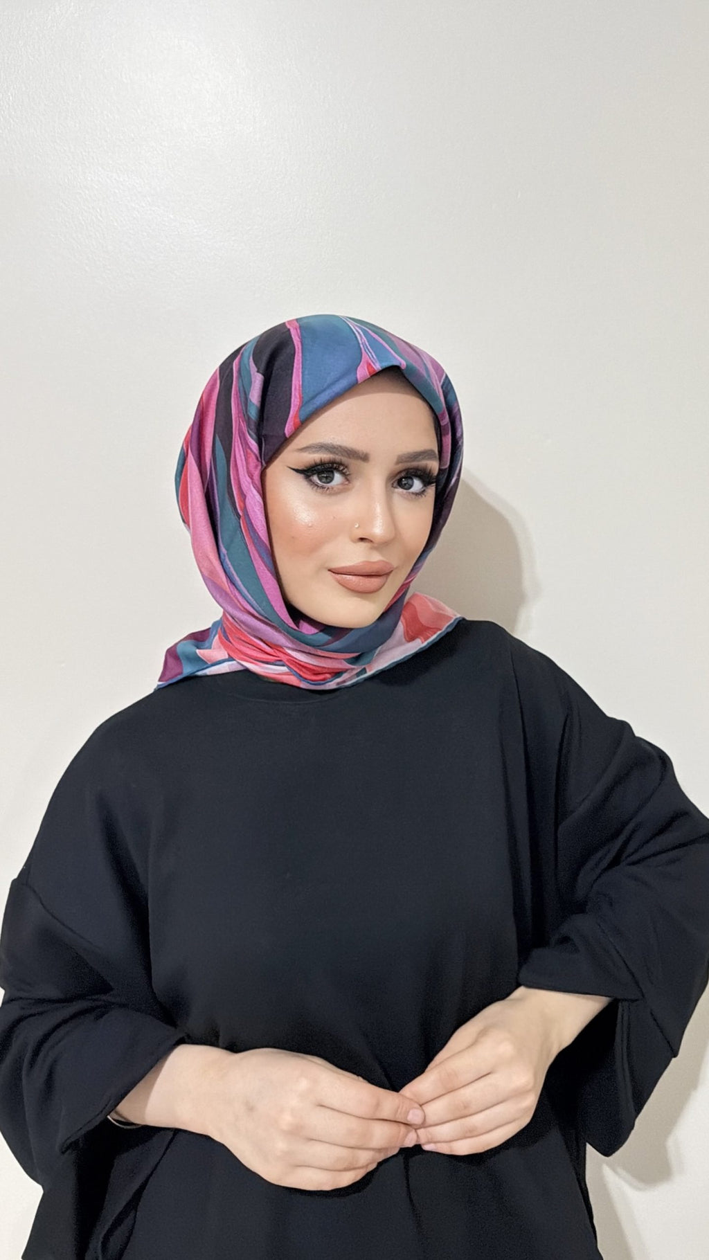 Riva Pamuk Eşarp Rainbow 13