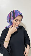 Riva Pamuk Eşarp Rainbow 14
