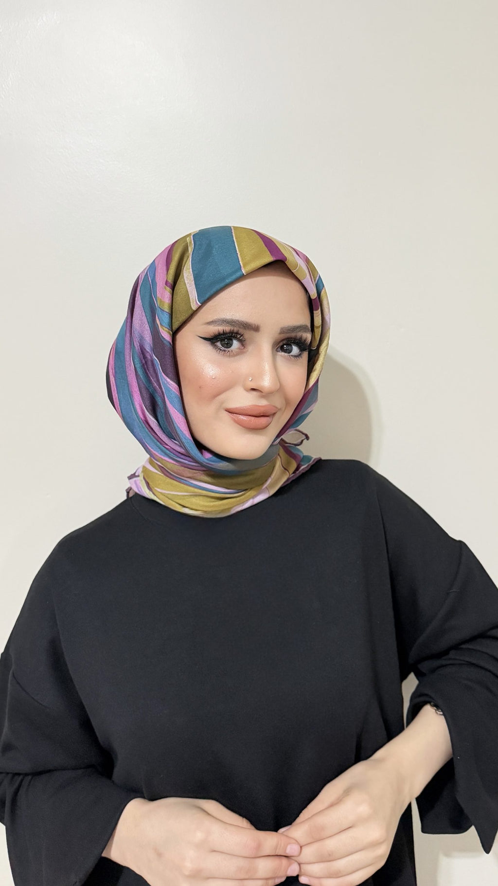 Riva Pamuk Eşarp Rainbow 17