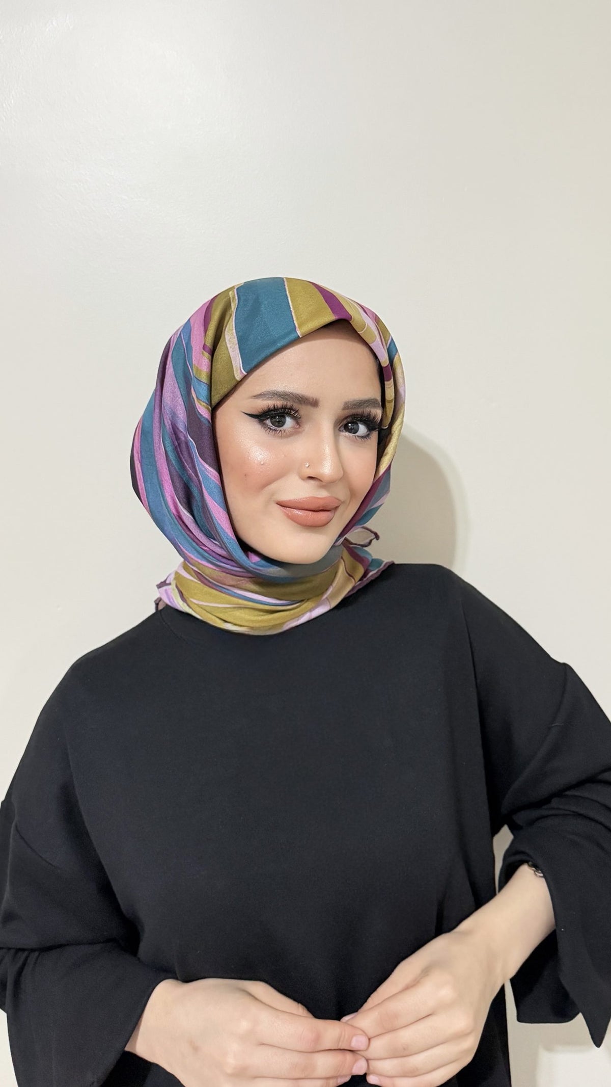Riva Cotton Scarf Rainbow 17