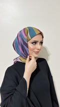 Riva Pamuk Eşarp Rainbow 17