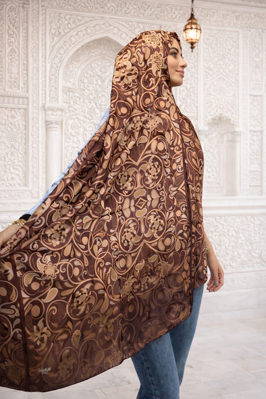 Bursa Silk Shawl Pattern 3 B11