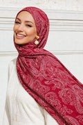 Patterned Ramie Shawl 07