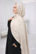 Jacquard Ramie Shawl 01