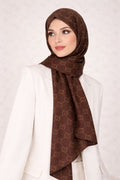 Minimal Jacquard Cotton Ramie Shawl 06