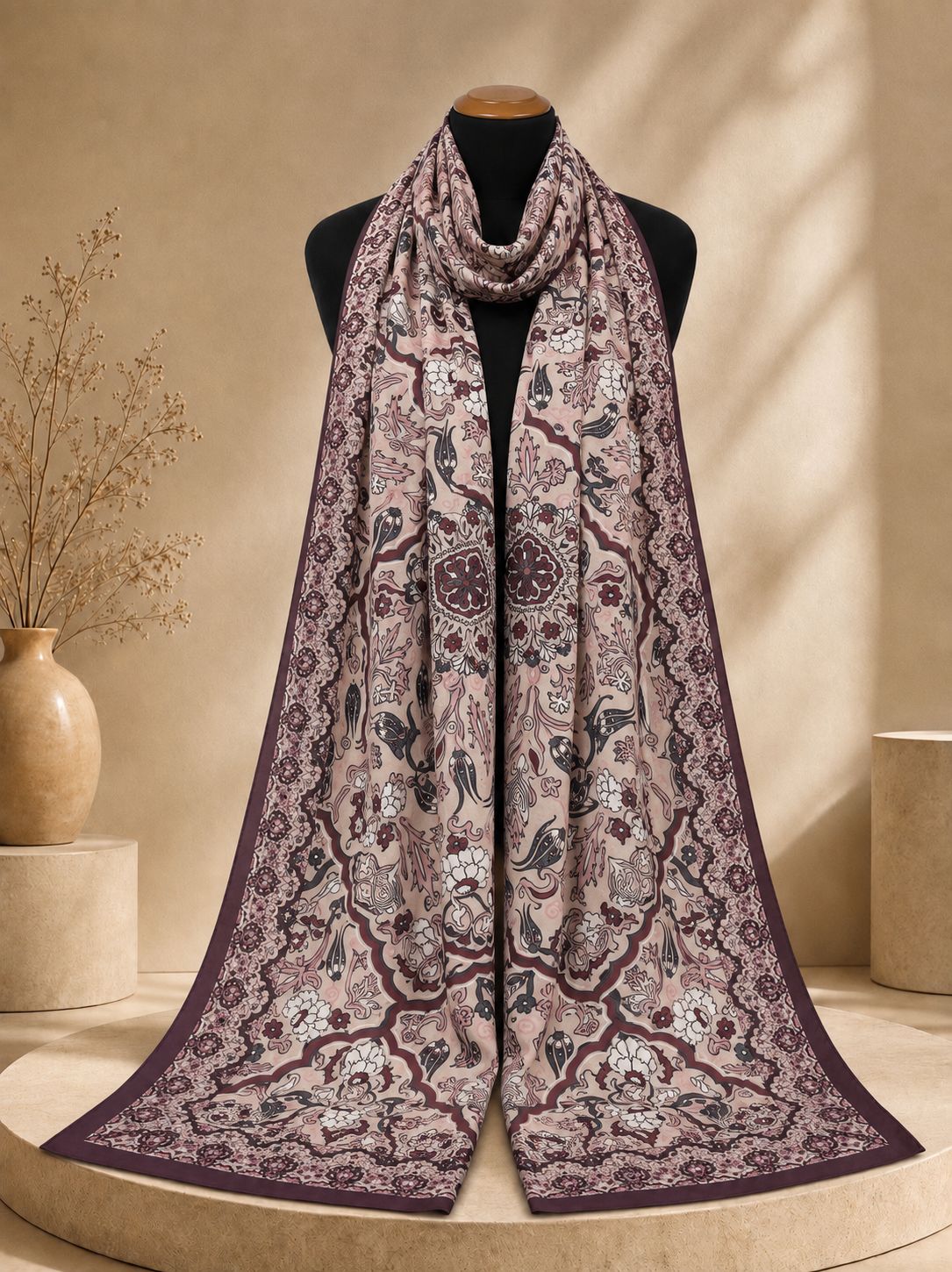 Riva Pamuklu Soft Şal-Çini 01