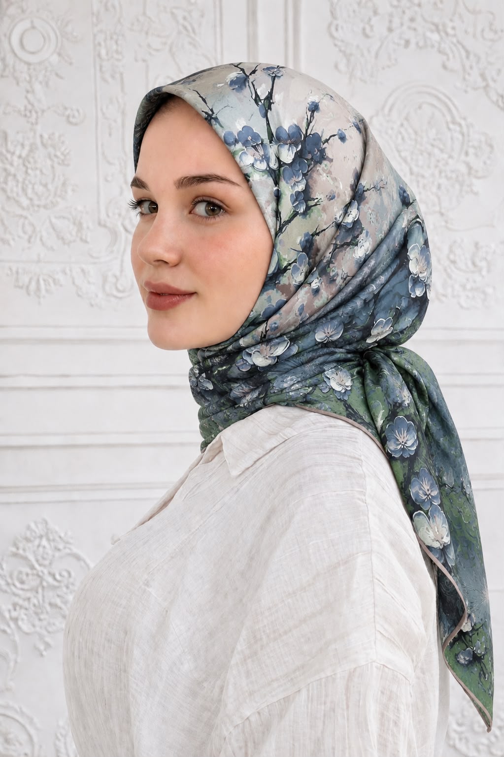 Riva Cotton Scarf Van Gogh 12