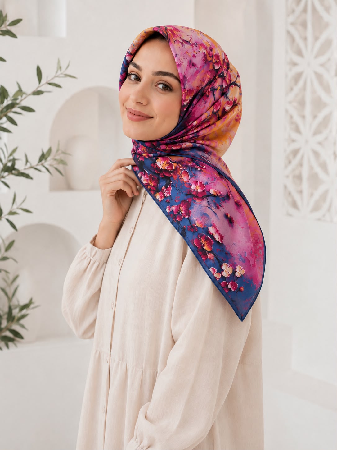 Riva Cotton Scarf Van Gogh 05
