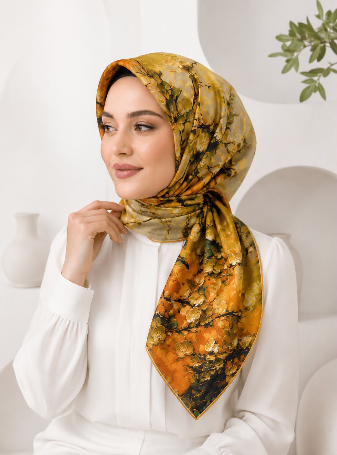 Riva Cotton Scarf Van Gogh 04