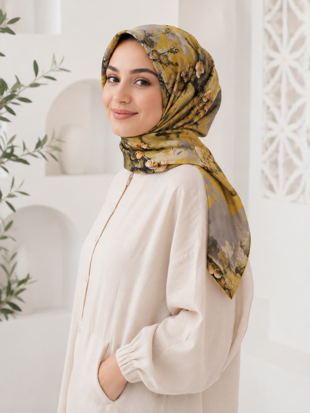 Riva Cotton Scarf Van Gogh 02